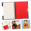 Gadpiparty Divided Notebook with Cover Subject Journal Dividers Portable Note