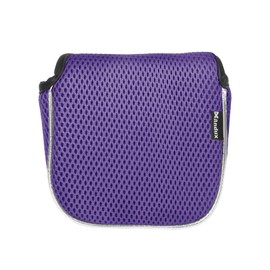 Andux Mallet Putter Cover Golf Putter Head Covers for Center Shaft Putter Purple MT/TG17, Square