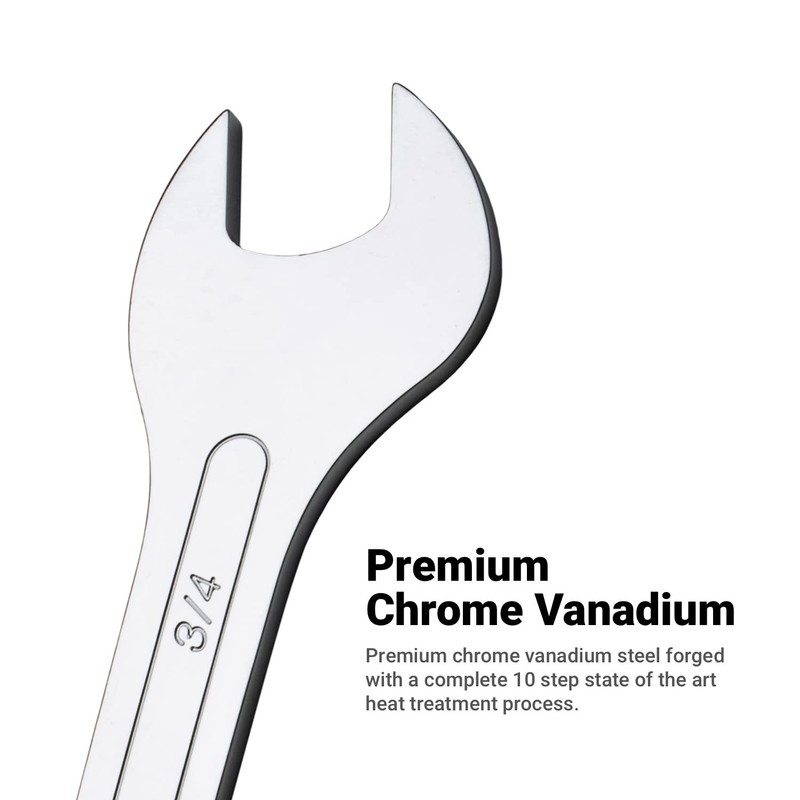 Capri Tools 18 mm x 19 mm Super-Thin Open End