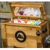 Backyard Expressions Rustic Outdoor Beverage Cooler for Patio - 45