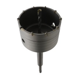 Rannb 3-1/2"/90mm Wall Hole Saw Concrete Hole Drill Bit Cement Hole Saw with Round Connecting Rod for Concrete Cement Brick Wall Stone