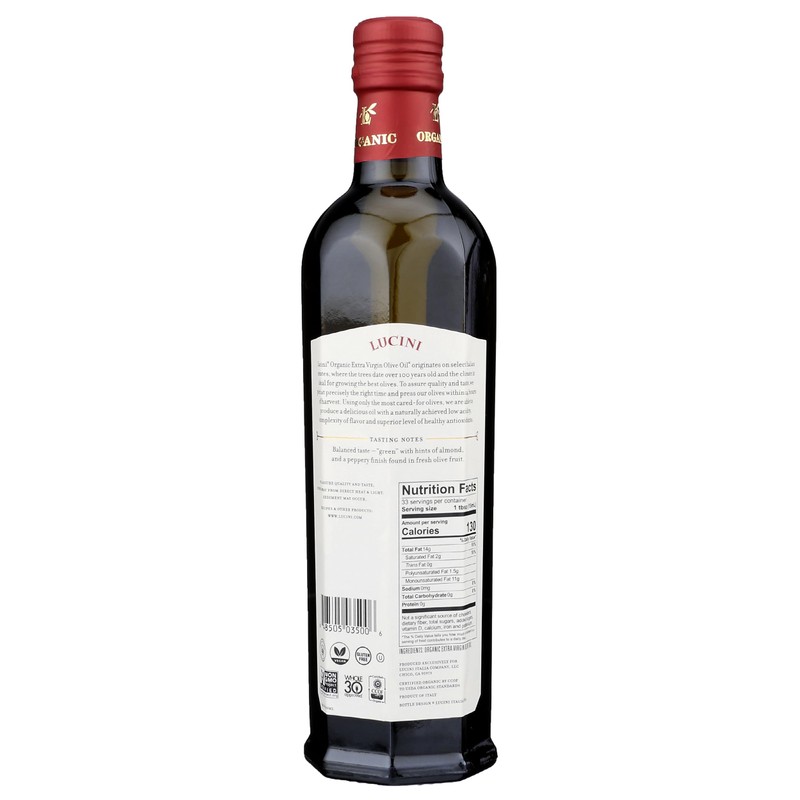 Lucini, Extra Virgin Olive Oil Collection (Premium Select Organic, 500