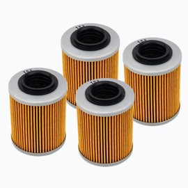 Anoety Oil Filter Replace for: CAN-AM OUTLANDER 650 450 850 570 1000 MAVERICK 1000R Defender RENEGADE Traxter 975 Commander MAX HO EFI LTD (pack of 4)