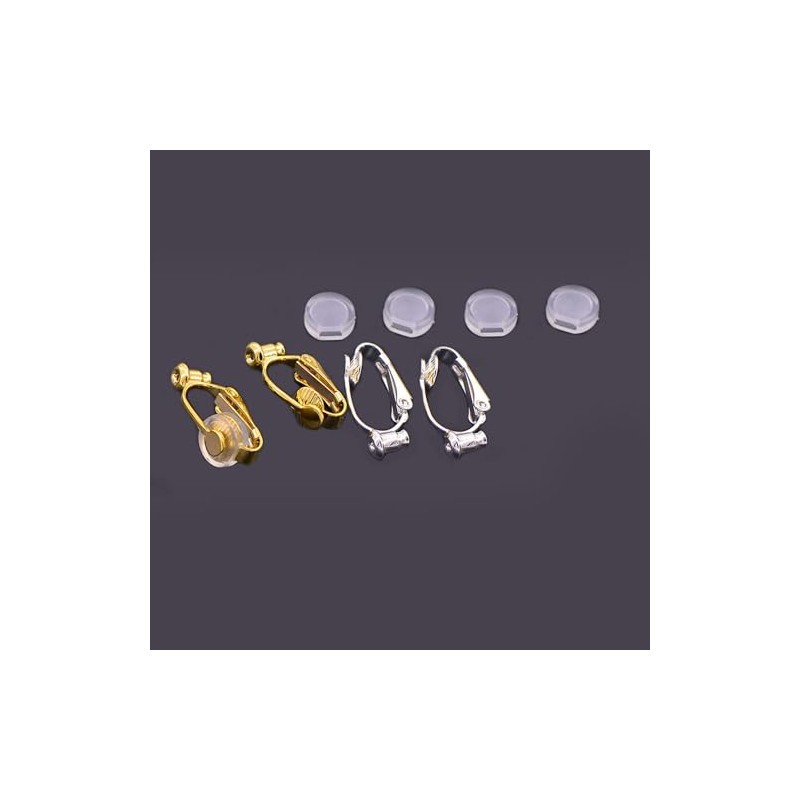 Earring Clip Backs Clip-on Earring Converter Components Findings with Post