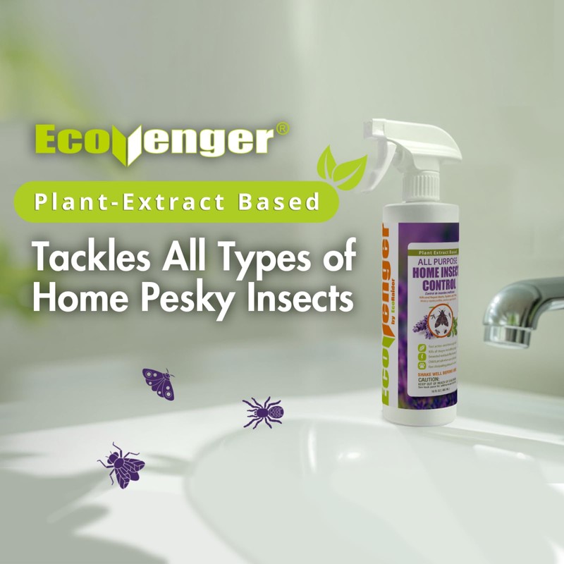 EcoVenger by EcoRaider All Purpose Insect Control 16 oz, Fleas,