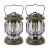 Retro Camping Light Rechargeable Warm Light Vintage Lamp Hanging Tent