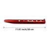 Nicear Tent Pegs Metal Heavy Duty Sand Snow Stakes U-Shaped