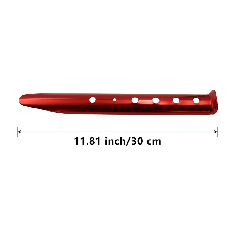 Nicear Tent Pegs Metal Heavy Duty Sand Snow Stakes U-Shaped