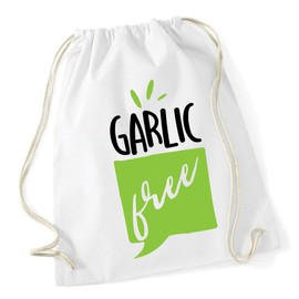 Hippowarehouse Garlic Free Drawstring Cotton School Gym Bag 37cm x 46cm, 12 litres