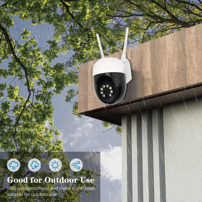 Wireless Camera 1080P Motion Sensor Night Vision 2 Way Audio