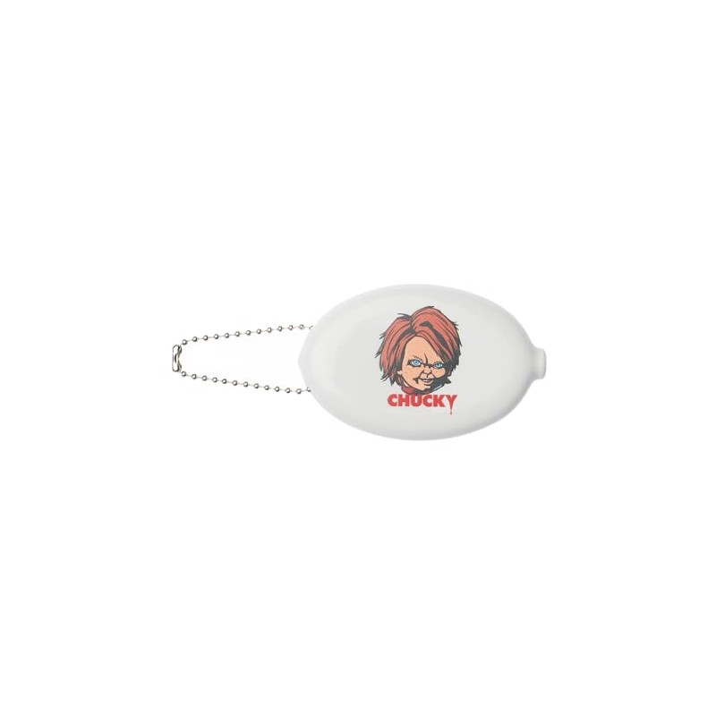 rubber coin purse, chucky/white/02