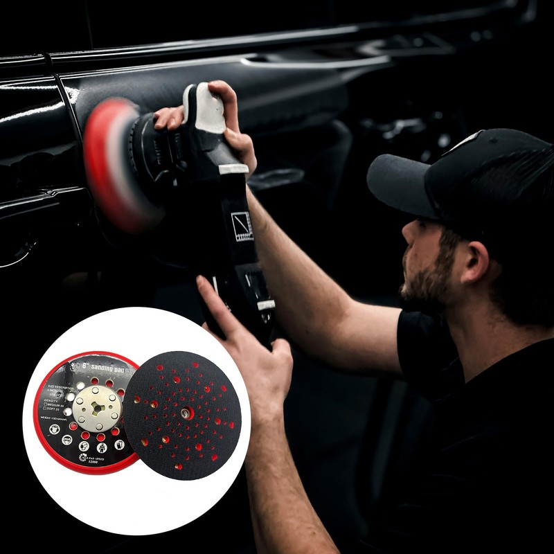 Sanding Disc 150mm Sanding Plate Sanding Plate Multihole Compatible with