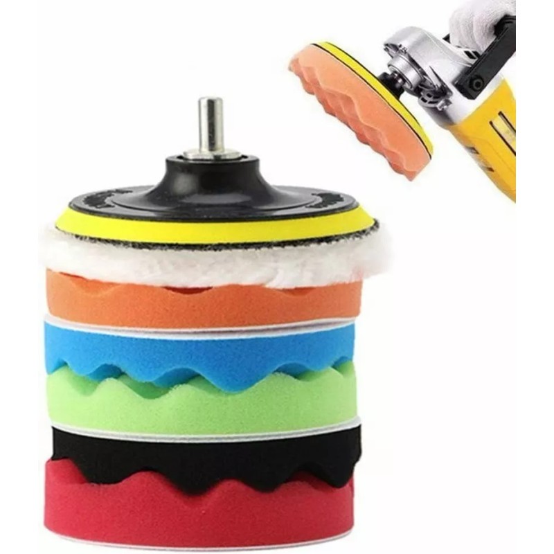SANBREVE 5 Pulgadas Almohadilla Pulido Detaladro De Espuma De 8
