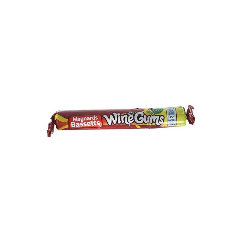 Maynards Winegums Rollpack, 52g (pack of 40)