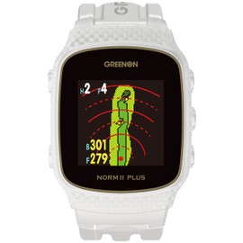 Dunlop Srixon Distance Meter Green On The Golf Watch Norm II Plus GGF-M0003 White