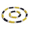 DERAKUS Baseball Necklace 18in Baseball Chain and Bracelet Set Beaded