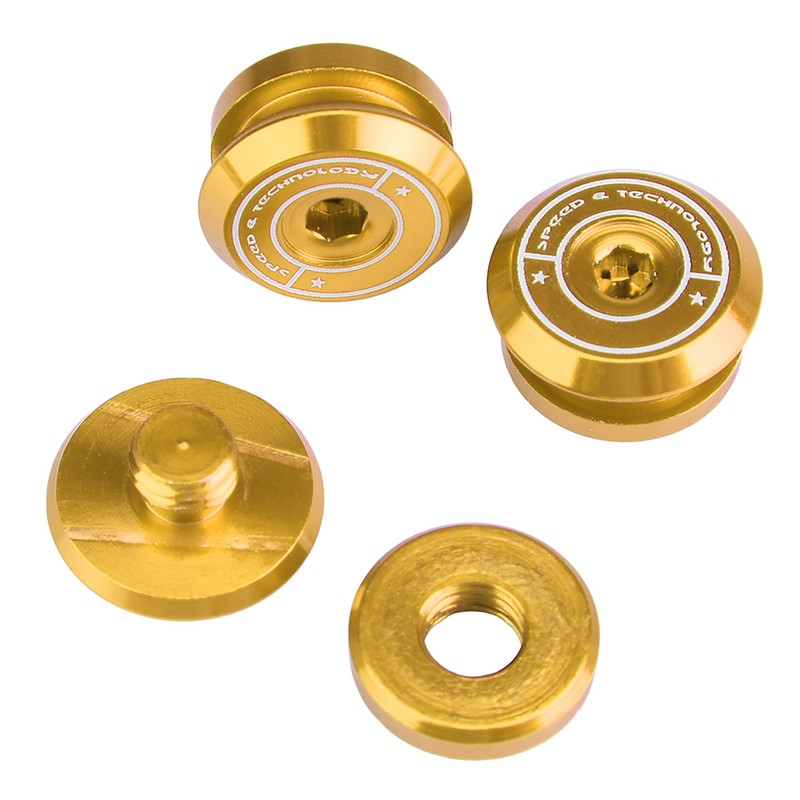 3 Pcs Motorcycle Air Cleaner Bolt Decorative Cover for Yamaha