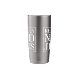 Christian T Shirt For Men: Real Men Need Jesus Stainless Steel Insulated Tumbler
