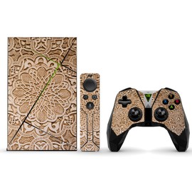 MightySkins Skin Compatible With NVIDIA Shield TV (2017) wrap cover sticker skins Carved