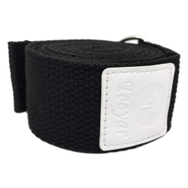 Yoga Strap - Teeyar 10 feet/8 feet/6 feet Non-Slip Durable Stretching Exercise Belt w/Adjustable D-Ring Buckle for Yoga, Pilates(6 feet, violet)