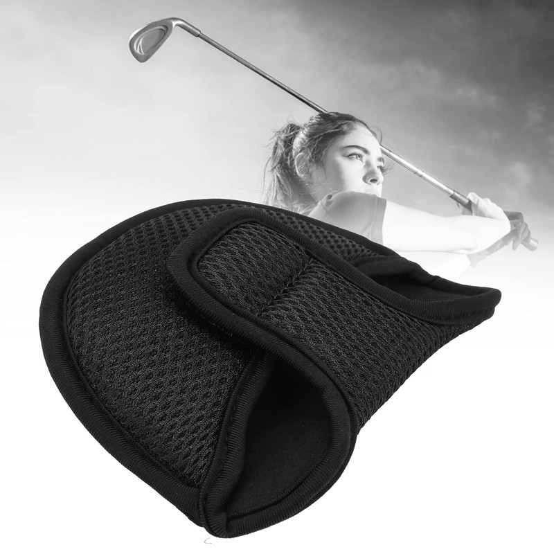 Sren Mallet Putter Cover, Plush Putter Covers Thick for(black)