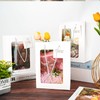 30 PCS White Gift Bags with Handles and Clear Window,