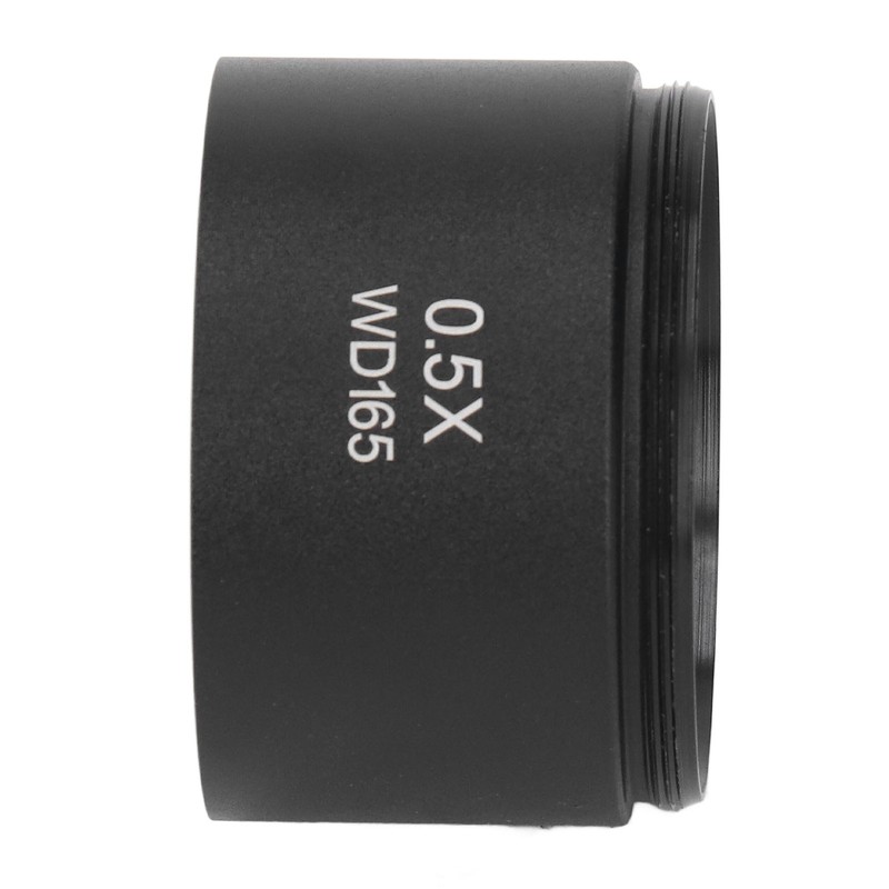 Auxiliary Objective Lens Aluminum Alloy 0.5X Microscope Part for SM