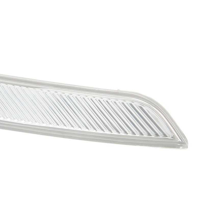 Front Bumper Reflector Clear White Improve Car Visibility Side Marker
