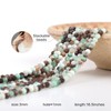 FONNEY 3mm Faceted Natural Stone Beads for Jewelry Making AAA
