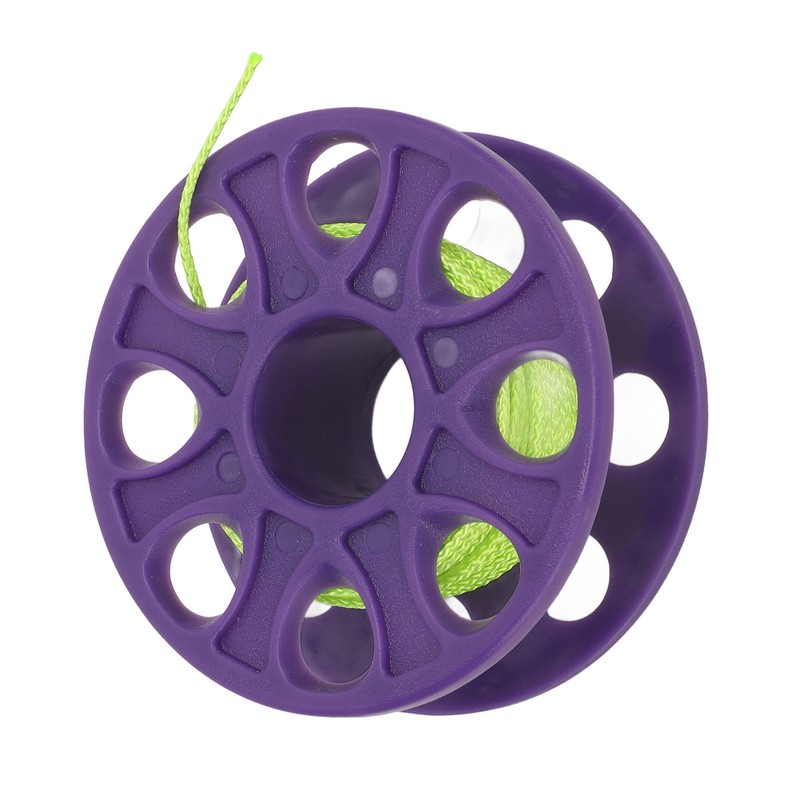 18M Diving Finger Reel Plastic Fluorescent Green Wire Scuba Dive