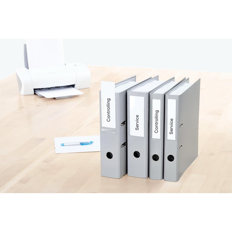 HERMA 65123 Insertion Spine Labels for Folders Perforated Short Narrow