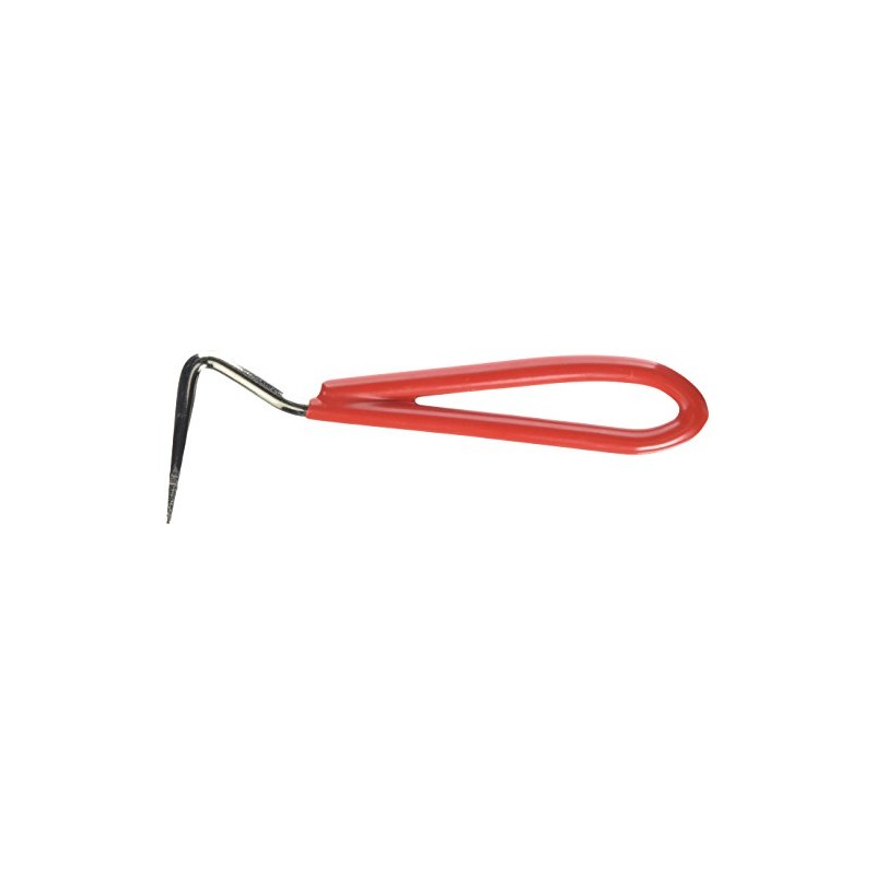 The Saddlery Shop Vinyl Handle Hoof Pick - Red