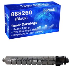 1-Pack Compatible High Yield 888260 Type 1170D Toner Cartridge use for Ricoh Aficio 1515 1515F 1515MF MP-161 MP-161F MP-161SPF MP-171 MP-171F Printer (Black)