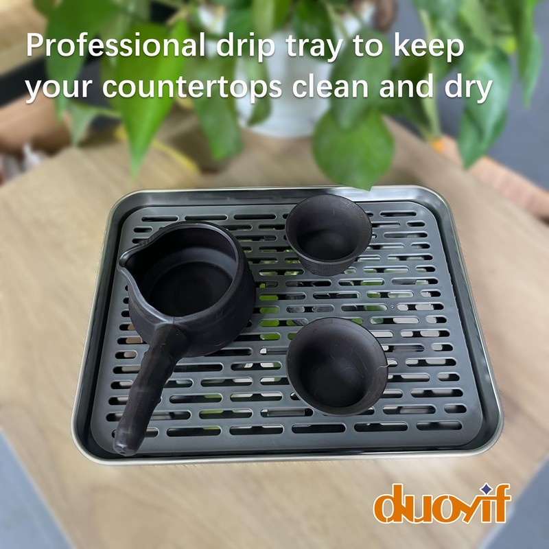 duoyif Stainless Steel Drip Tray, Bar Drip Tray, Made of