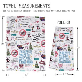 MBMSO Housewife Kitchen Towel Vanderpump Merch TV Show Lovers Gift for Vanderpump Fans Pinot Grigio Gift Vanderpump Tea Towel (V-Housewife TW)