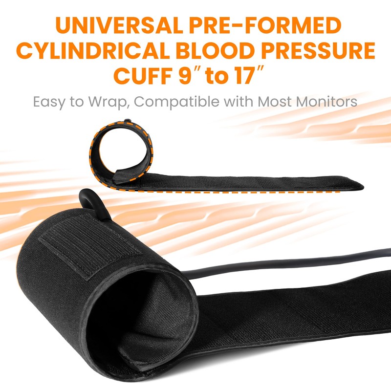 Pre-Formed Blood Pressure Replacement Cuff, Quick Wrap for Easy Use,