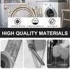PLUMBINGMASTER 10FT Stainless Steel Washing Machine Hoses with 90 Degree