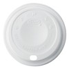 Dart 12EL Cappuccino Dome Sipper Lids, 12 oz, White