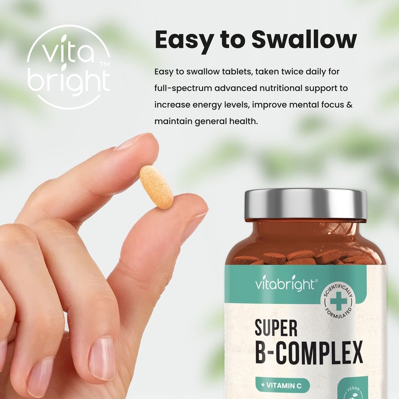 Vitamin B Complex Supplement - 11 B Vitamins (B1, B2,