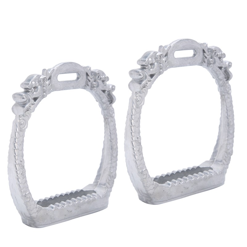 Stainless Steel Electroplated Lightweight Safety Stirrups Horse Riding Racing Accessory