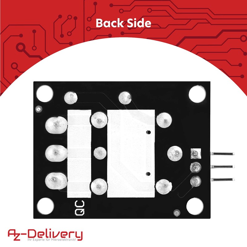 AZDelivery 1-relay, 5V, KY-019 Parent relay