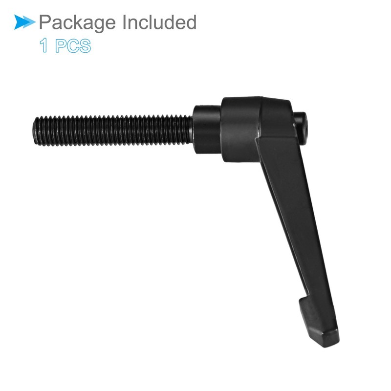 CoCud Clamp Lever Handle M12 x 60mm Male Thread Adjustable