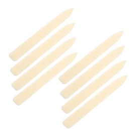 TEHAUX 8pcs Bone Folder Tool Kit for Card Making Scrapbooking Bookbinding Leather Crafts Board for Origami Easy to Use Creaser for Various Crafting Needs