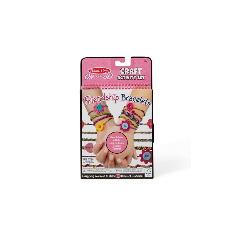 Melissa & Doug On-the-Go - Juego de actividades manuales de