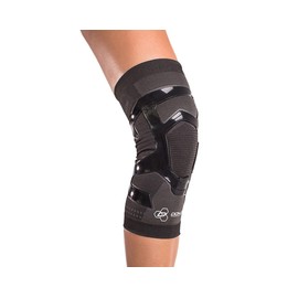 DonJoy Performance TRIZONE Compression: Knee Support Sleeve, Right Leg, Black, Large
