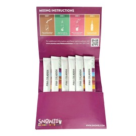 SNOWIE - Natural Flavor Powders, Just Add Water & Sugar Shaved Ice Flavor Syrup (Pina Coladida,4 (1pt) Sticks)