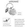 WSNANG Anatomical Heart Keychain Braver Stronger Smarter Than You Think