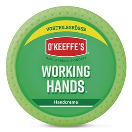 O'Keeffe's Working Hands, 193 g Jar - Hand Cream for Extremely Dry, Cracked Hands | Instantly Increases Moisture Content, Forms a Protective Layer and Prevents Moisture Loss