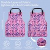 Adult Bibs-3 Pcs Washable Clothing Protector with Upgraded Crumb Catcher,