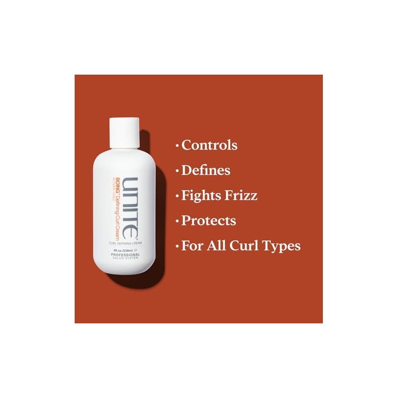 UNITE Hair Boing Defining Curl Cream, 8 Fl. oz.